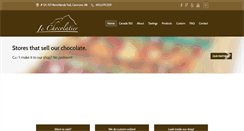 Desktop Screenshot of lechocolatier.ca